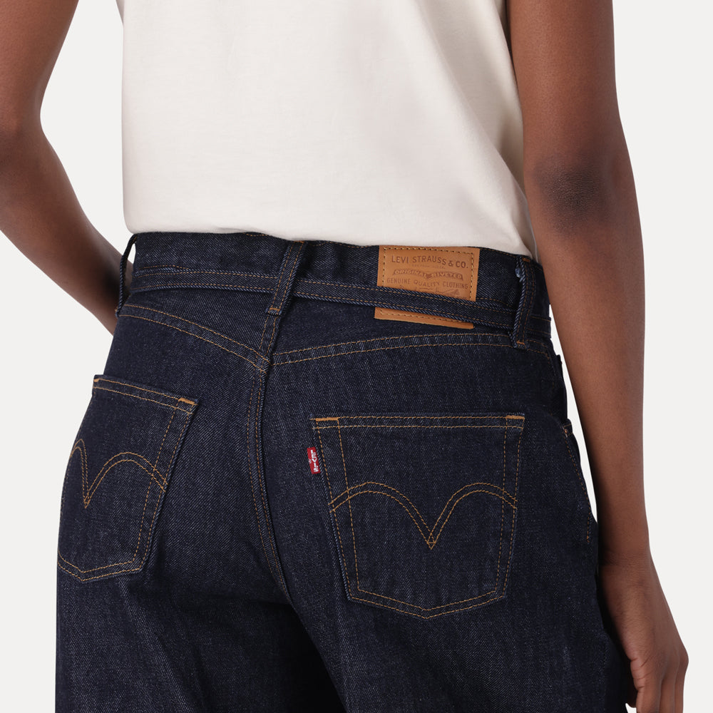LEVI'S® WOMEN'S XL STRAIGHT - DARK INDIGO - WORN IN