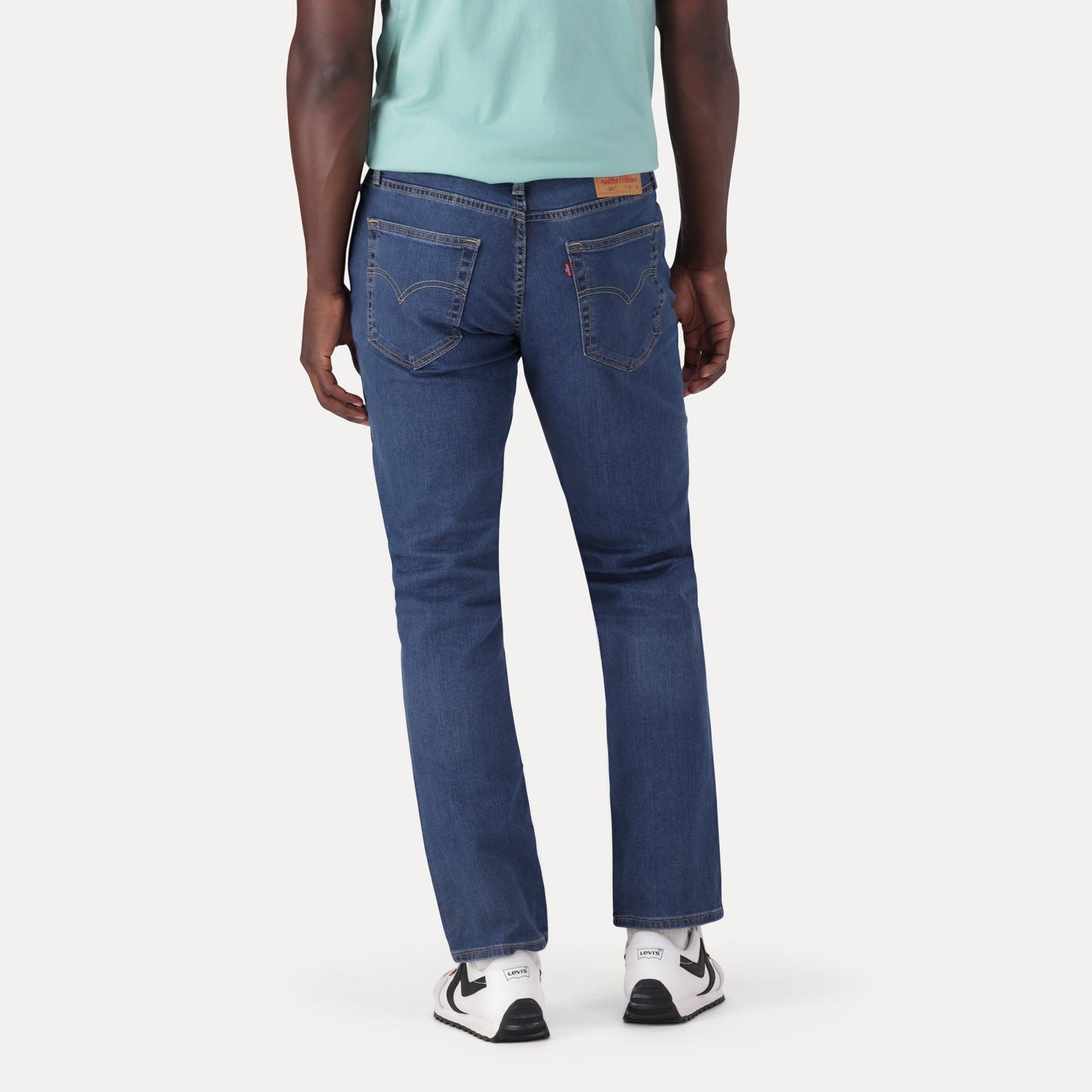 541™ ATHLETIC TAPER FIT JEANS - MED INDIGO - FLAT FINISH