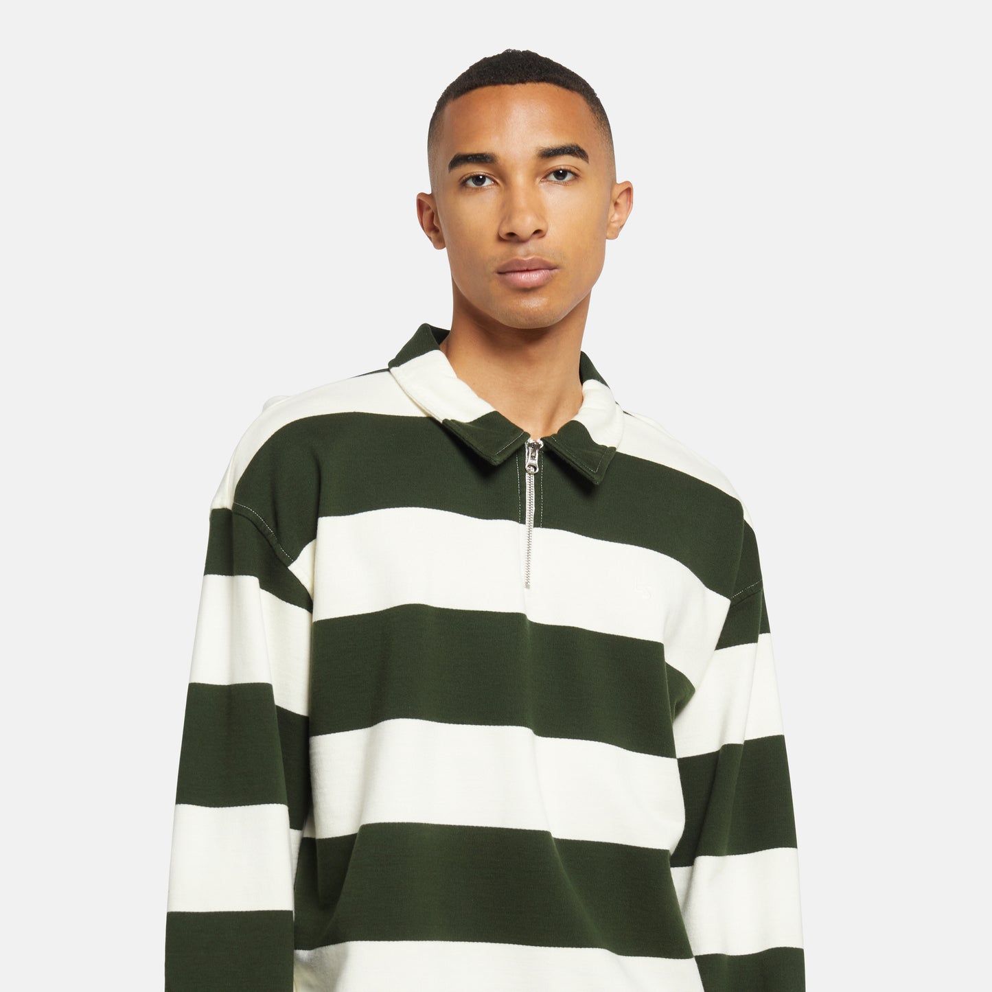 STERN COLLAR CREW CLUBHOUSE STRIPE KOMBU