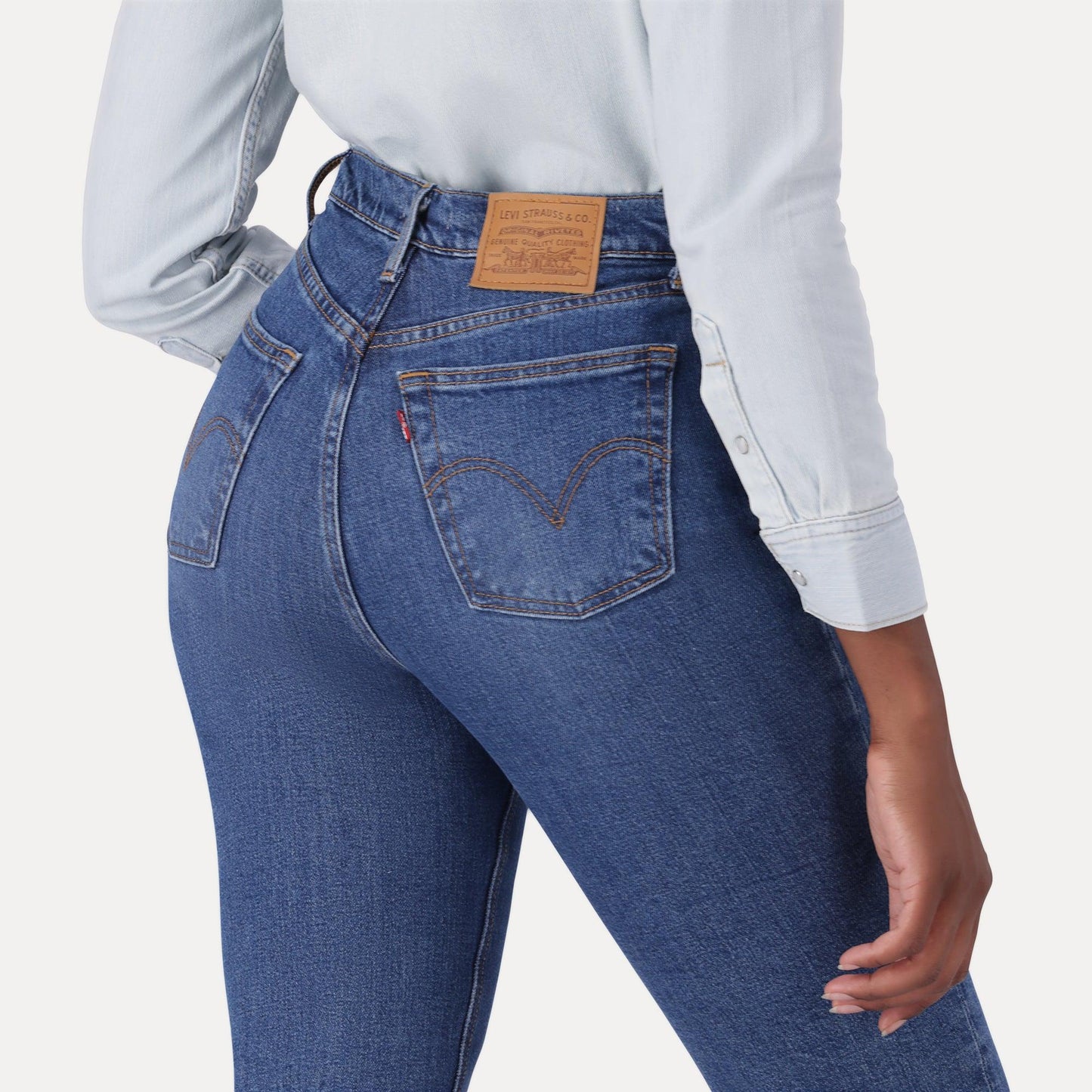 '80S MOM JEANS - DARK INDIGO - WORN IN