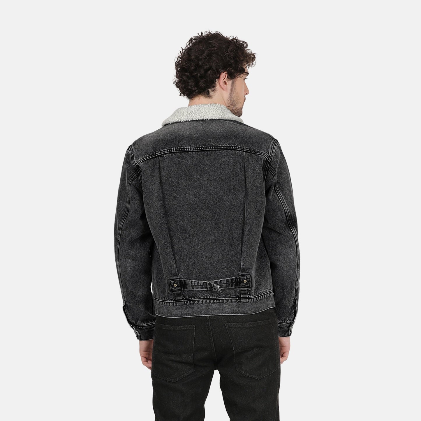 LINED TYPE I TRUCKER SOME TIME ALONE LIN - GREY