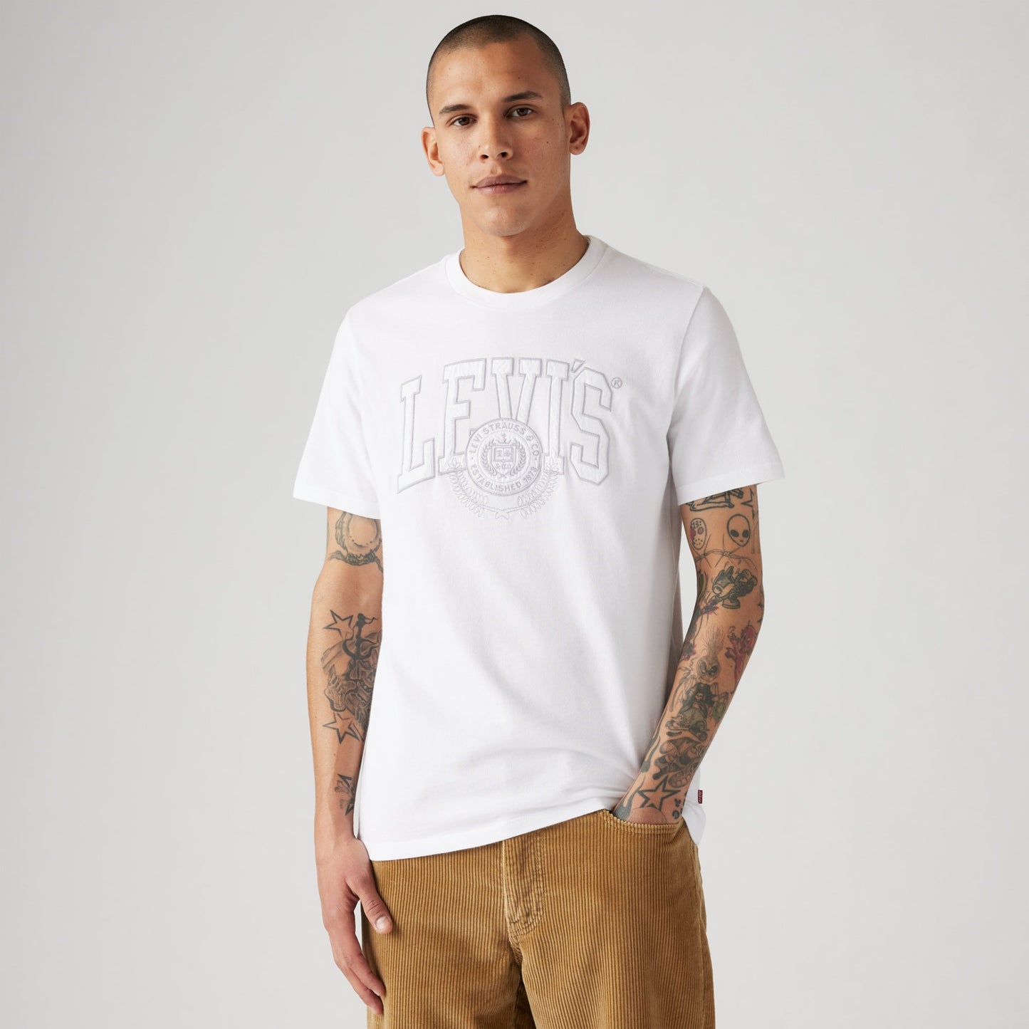 LEVI'S® MEN'S CLASSIC GRAPHIC T-SHIRT - WHITE