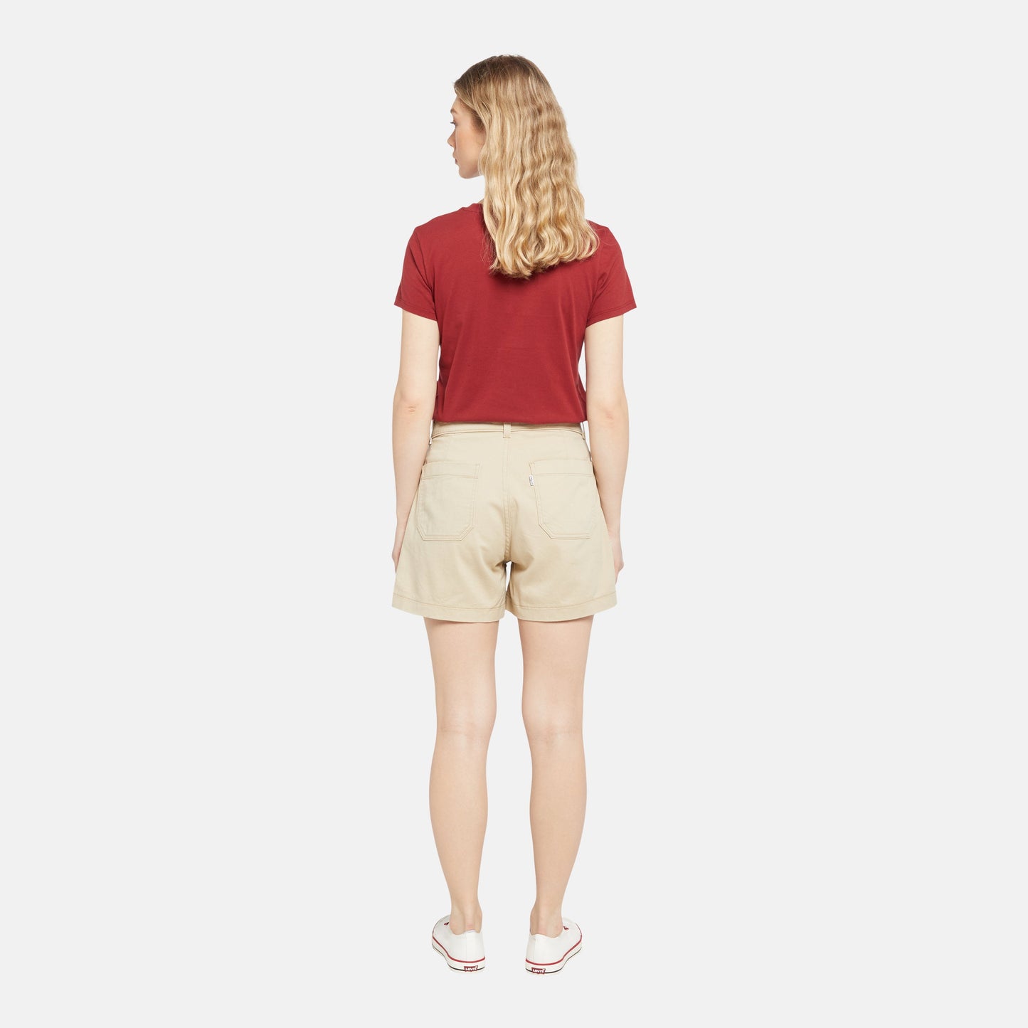 LEVI’S® WOMEN’S UTILITY SHORTS - TAN