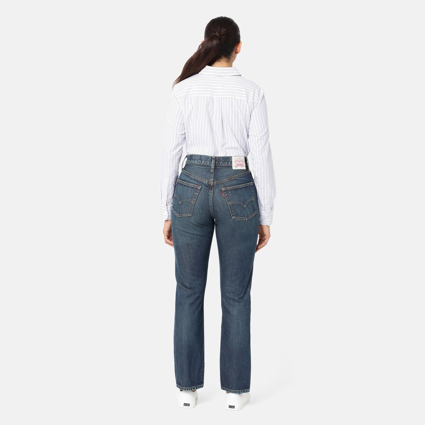 LEVI'S® WOMEN'S 501® ORIGINAL JEANS - DARK INDIGO - WORN IN