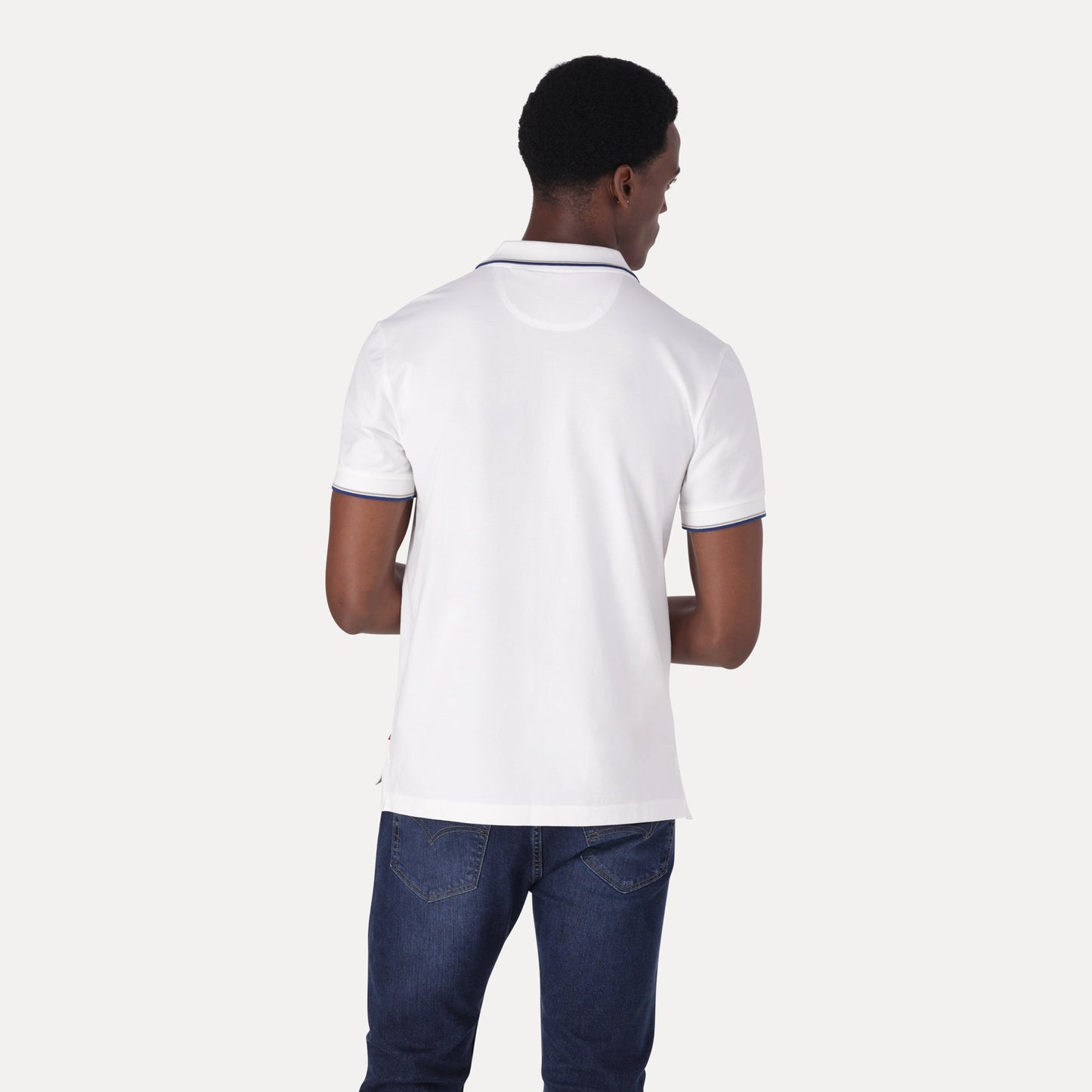 LEVI’S® MEN'S JOHNNY COLLAR POLO - BRIGHT WHITE