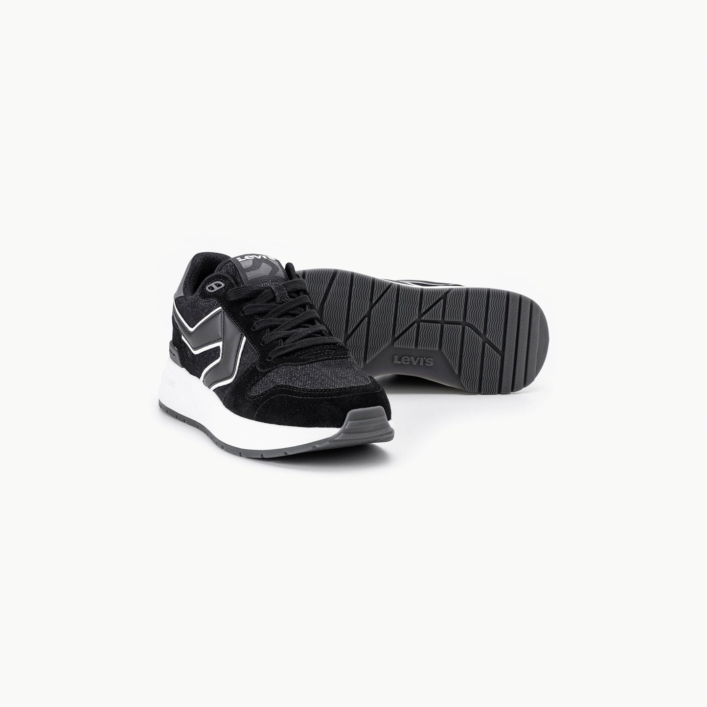 LEVI'S® MEN'S CHARGE SNEAKERS - BLACK