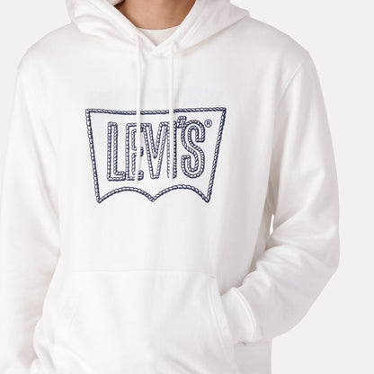 LEVI'S® MEN'S STANDARD FIT GRAPHIC HOODIE - WHITE