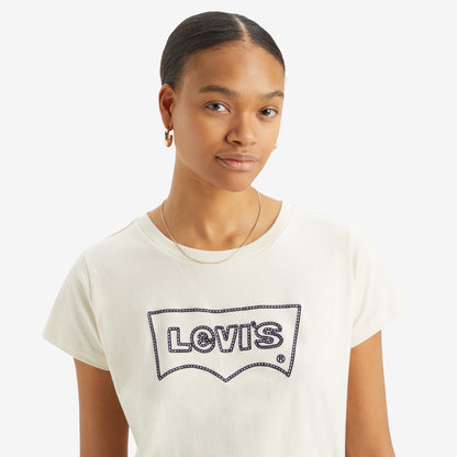 LEVI'S® WOMEN'S GRAPHIC BOXY T-SHIRT - WHITE