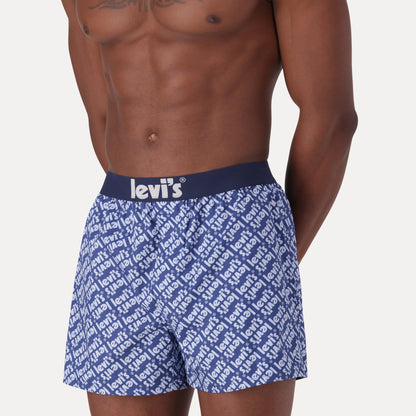 LEVI'S® MEN'S WOVEN CHAMBRAY BOXERS - BLUE
