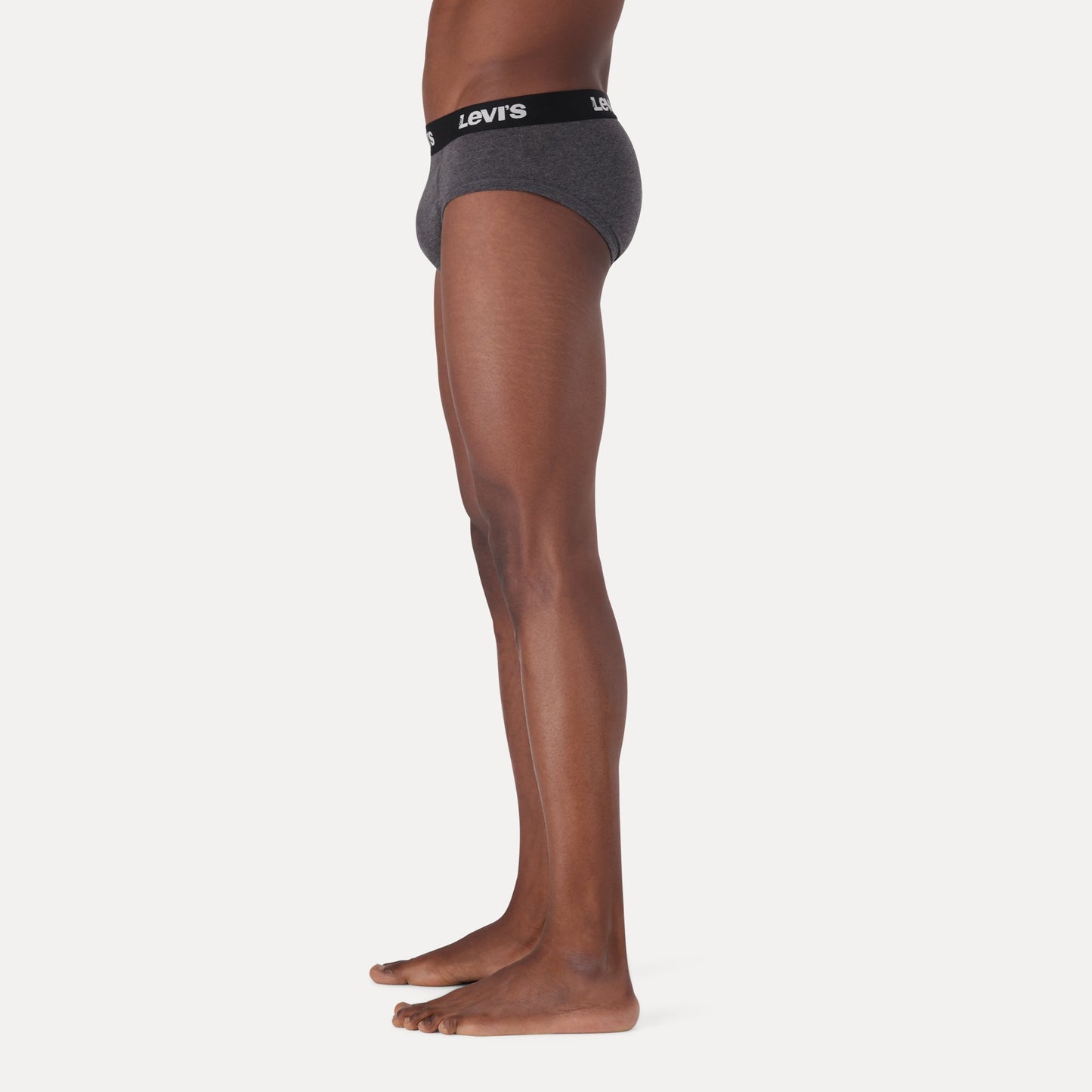 LEVI'S® MEN'S SOLID LOGO BRIEF (2 PACK) - BLUE