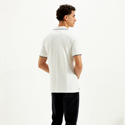 LEVI’S® MEN'S SOLID SLIM FIT POLO T-SHIRT - WHITE