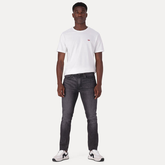 SKINNY TAPER FIT JEANS - BLACK