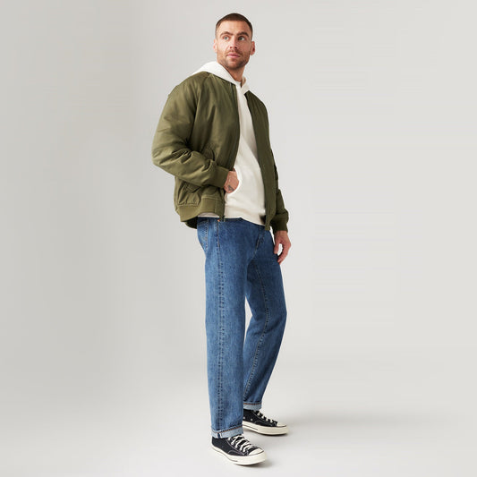 LEVI'S® MEN'S 505™ REGULAR JEANS - MED INDIGO - WORN IN