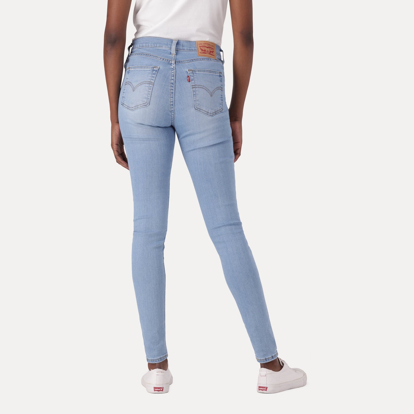 LEVI'S® WOMEN'S 720™ HIGH-RISE SUPER SKINNY JEANS - MED INDIGO - WORN IN