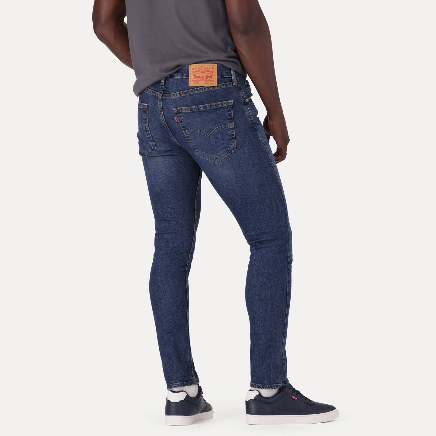 LEVI'S® MEN'S 512™ SLIM TAPER JEANS - DARK INDIGO - WORN IN