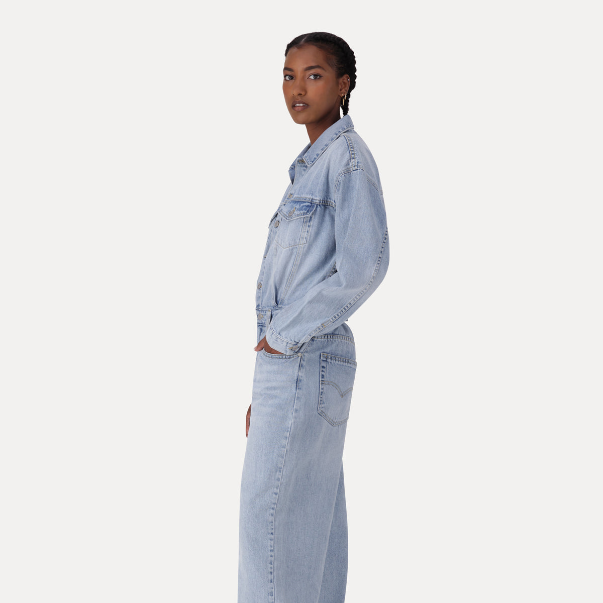 BAGGY JUMPSUIT H1'25 ZA CANDLE LIGHT