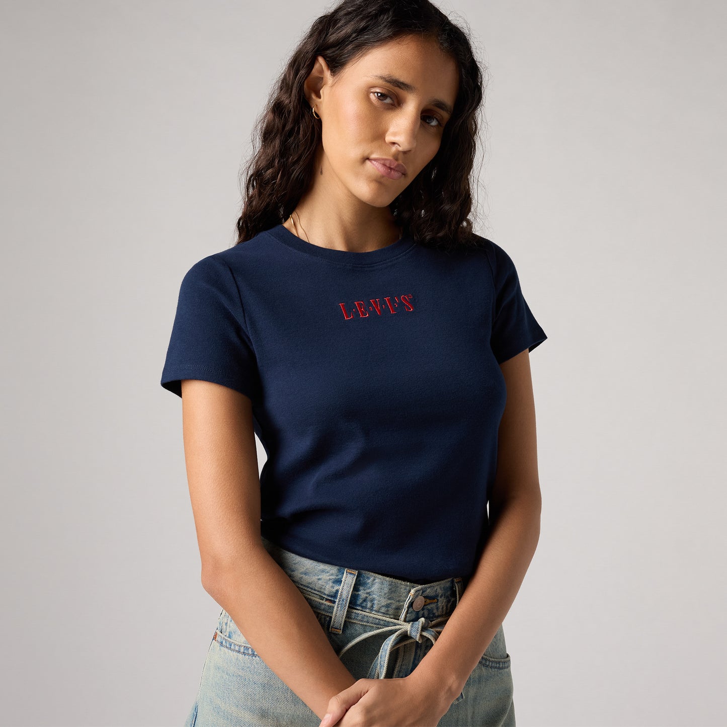 GR ESSENTIAL TEE SERIF 1873 NAVY BLAZER