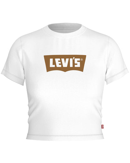 LEVI'S® WOMEN'S GRAPHIC ESSENTIAL SPORTY TEE - WHITE