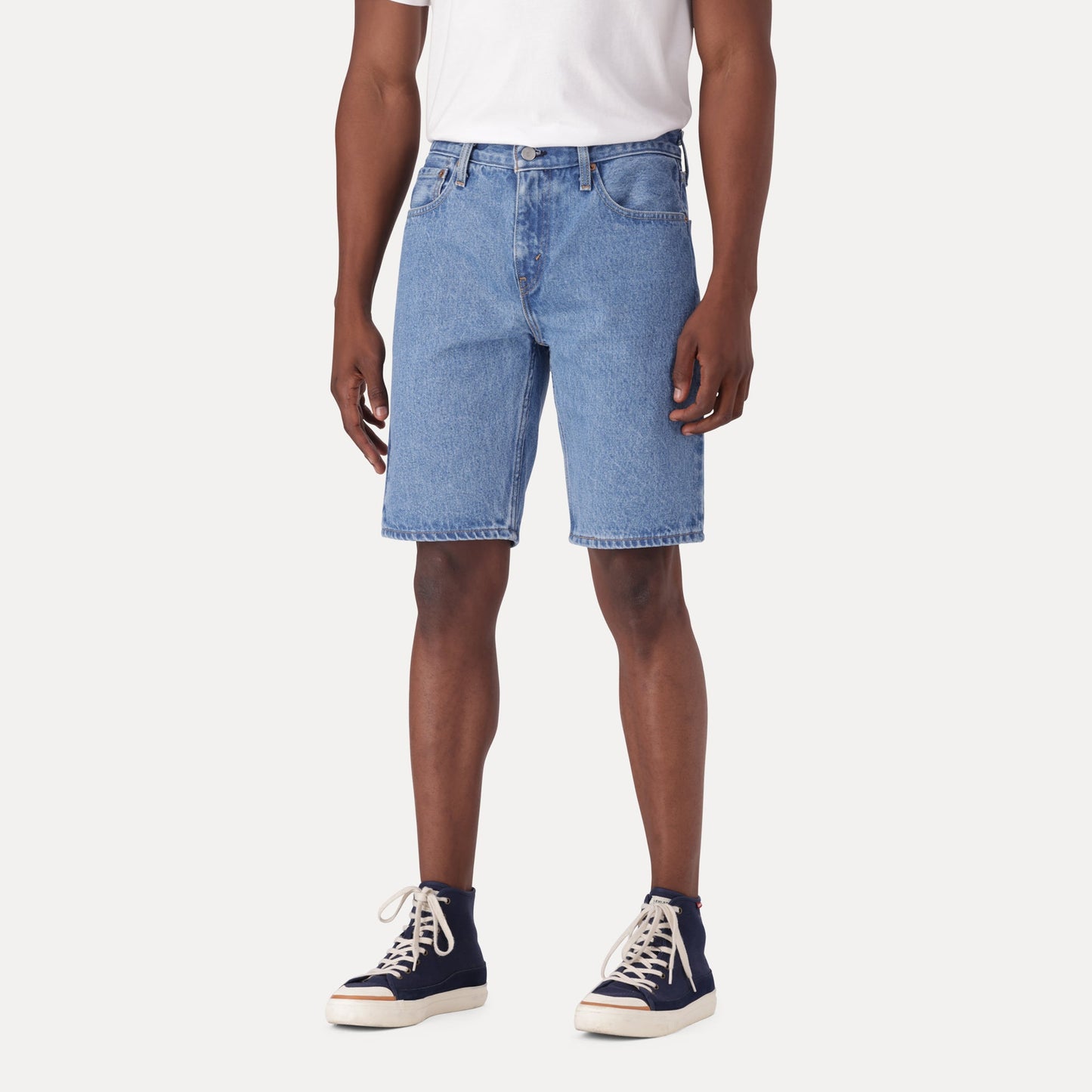 LEVI'S® MEN'S 405 STANDARD SHORTS - LIGHT INDIGO - FLAT FINISH
