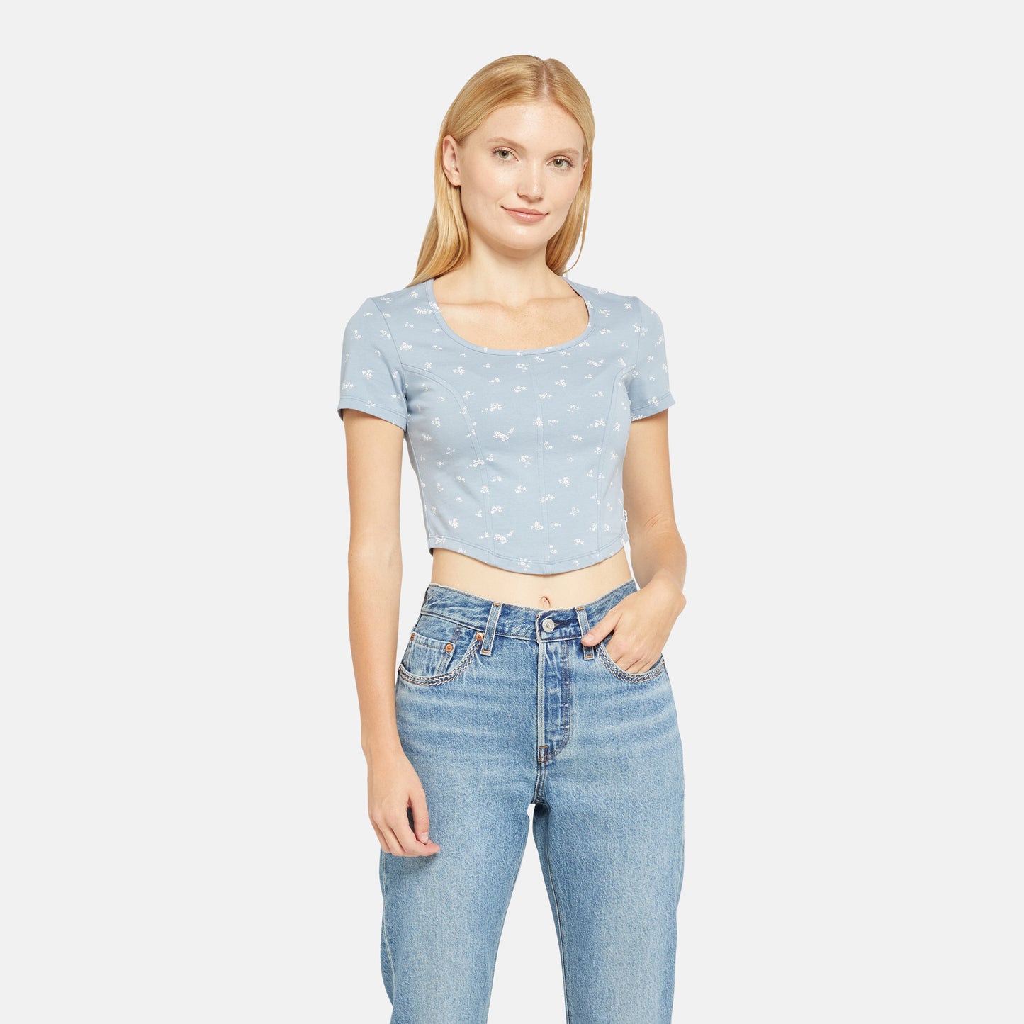 LEVI'S® WOMEN'S LYRA TEE - BLUE