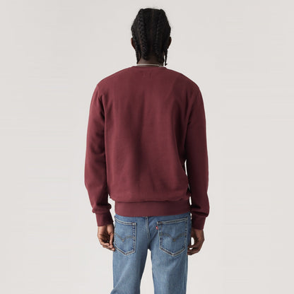 LEVI'S® MEN'S STANDARD FIT GRAPHIC CREWNECK SWEATSHIRT - RED