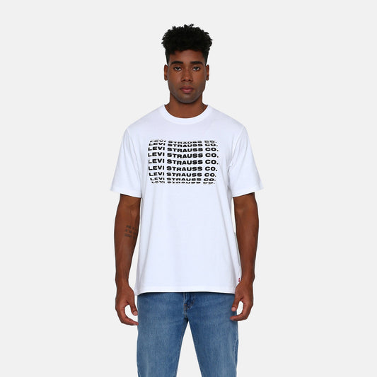 LEVI'S® MEN'S RELAXED FIT SHORT-SLEEVE GRAPHIC T-SHIRT - WHITE