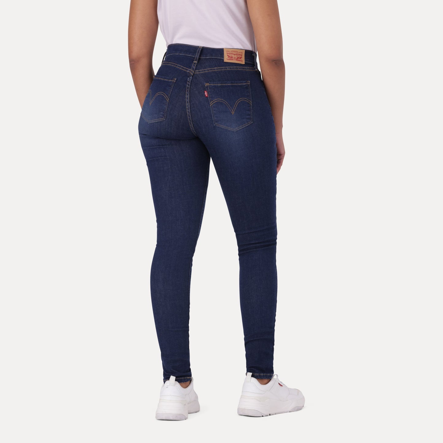 LEVI'S® CURVY SKINNY - DARK INDIGO - WORN IN
