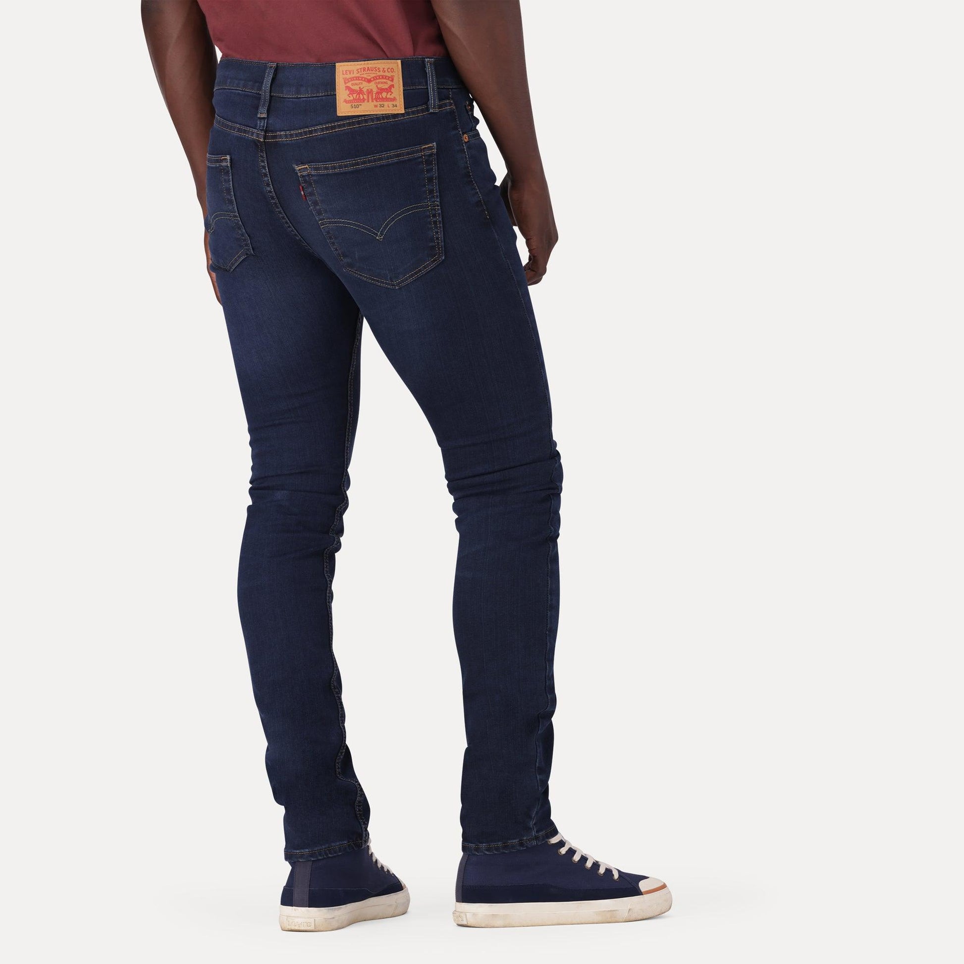 510™ SKINNY FIT JEANS - DARK INDIGO - FLAT FINISH