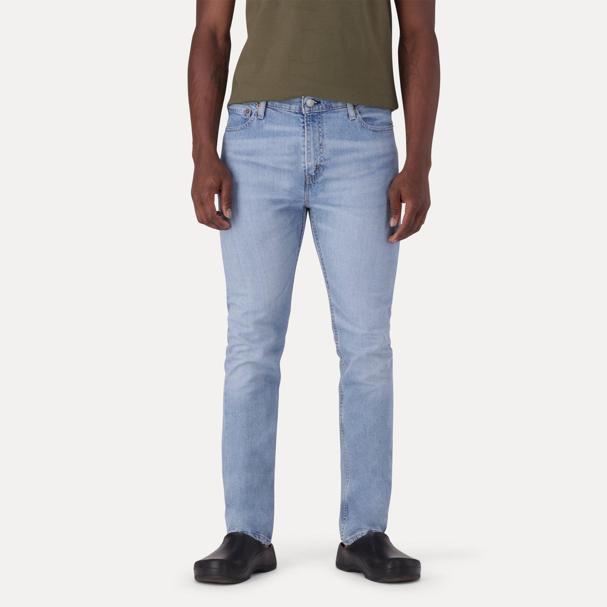 510™ SKINNY FIT JEANS - LIGHT INDIGO - WORN IN