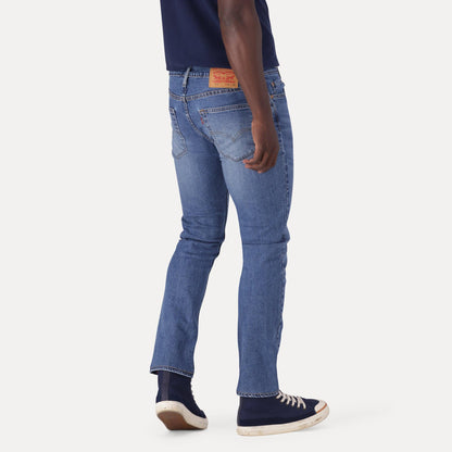 511™ SLIM FIT JEANS - MED INDIGO - WORN IN