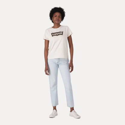 LEVI’S® WOMEN’S 501® ORIGINAL LIGHTWEIGHT CROPPED JEANS - LIGHT INDIGO - WORN IN