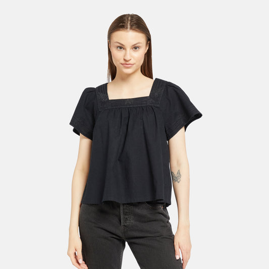 AMBRE BABYDOLL TANK ANTHRACITE NIGHT