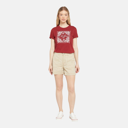 LEVI’S® WOMEN’S UTILITY SHORTS - TAN