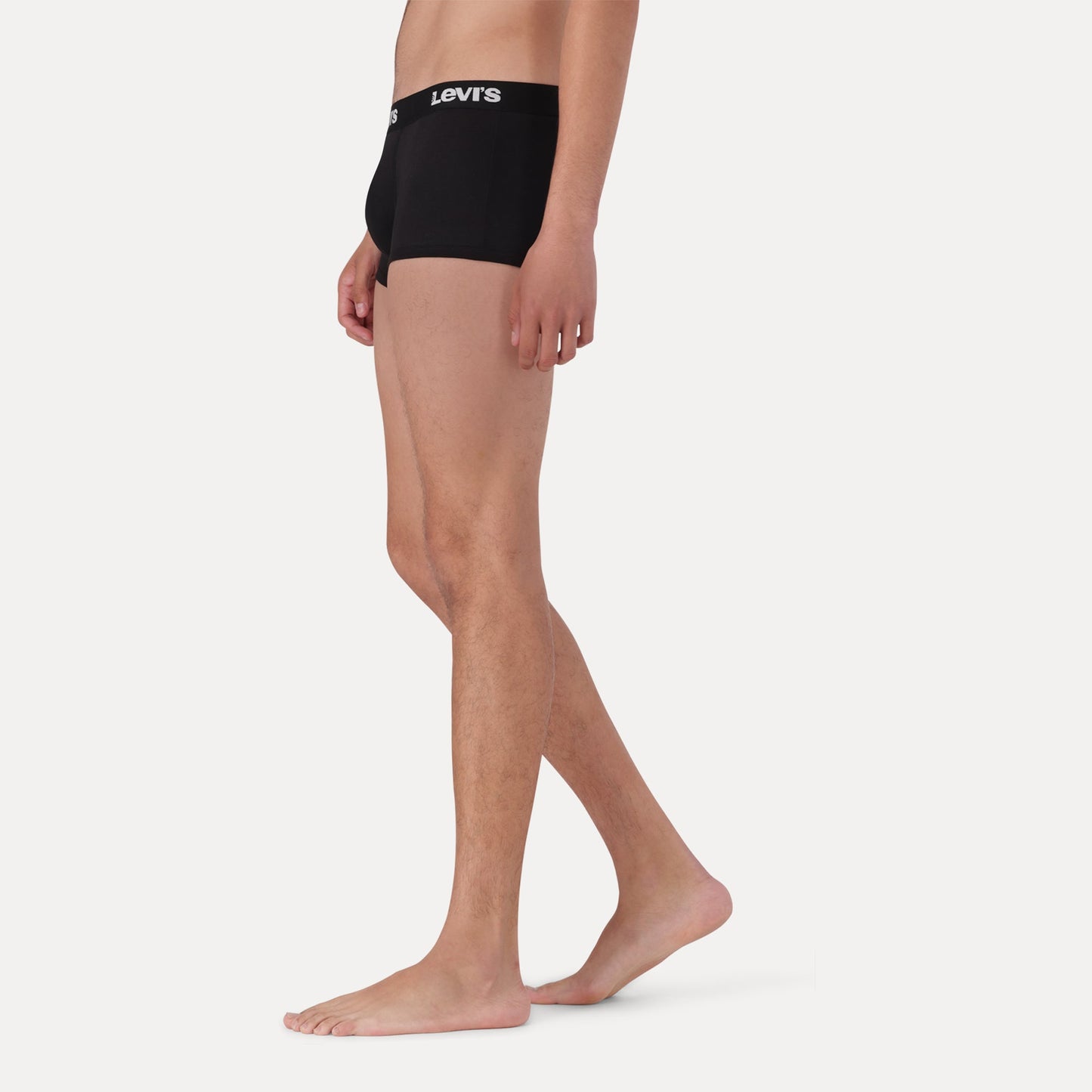 LEVI'S® MEN'S SOLID TRUNKS (2 PACK) - BLACK