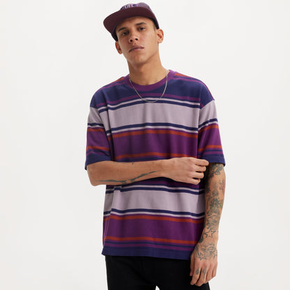LEVI'S® SKATEBOARDING MEN'S GRAPHIC BOXY T-SHIRT - PURPLE