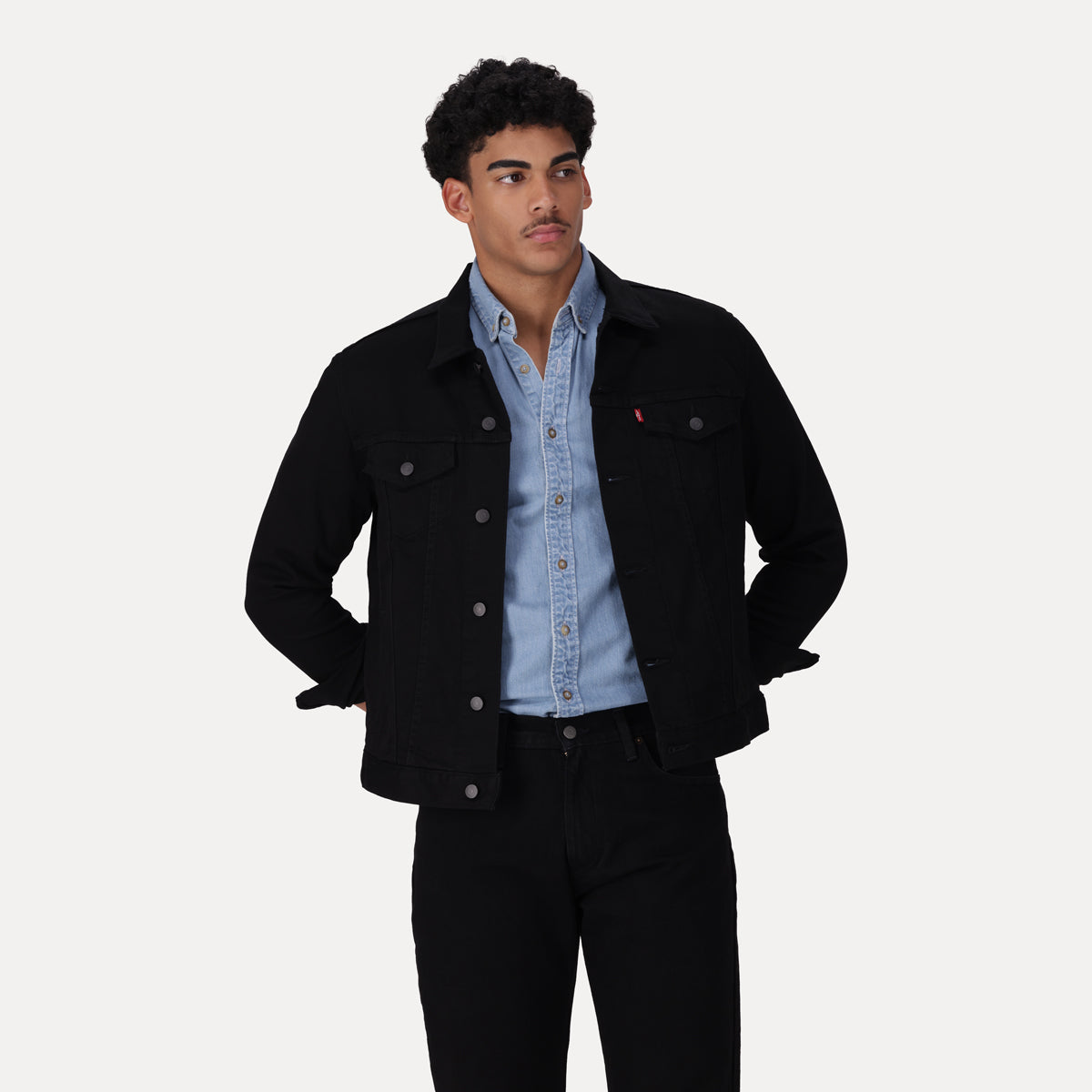 LEVI'S® MEN'S TRUCKER JACKET - BLACK