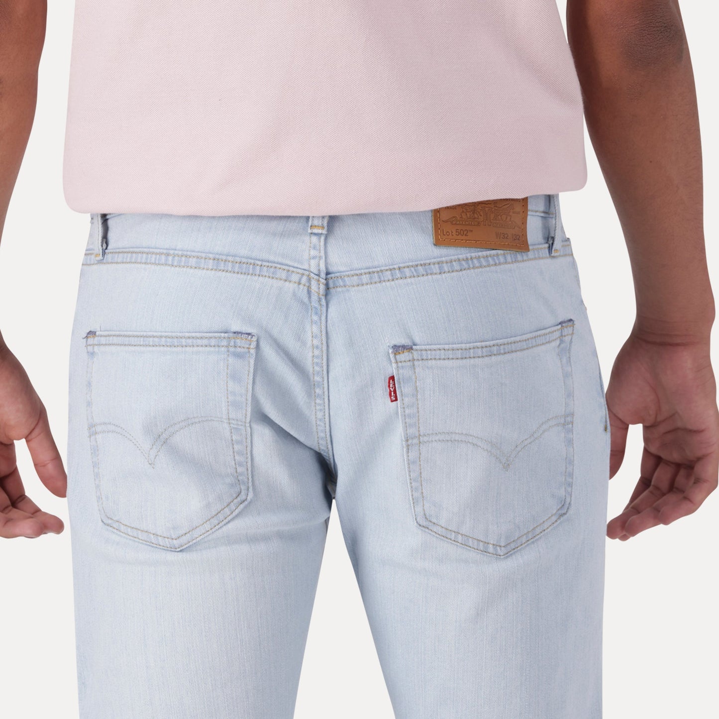 LEVI'S® MEN'S 512™ SLIM TAPER JEANS - LIGHT INDIGO - WORN IN