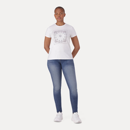LEVI'S® WOMEN'S LEVI'S® CURVY SKINNY - MED INDIGO - WORN IN