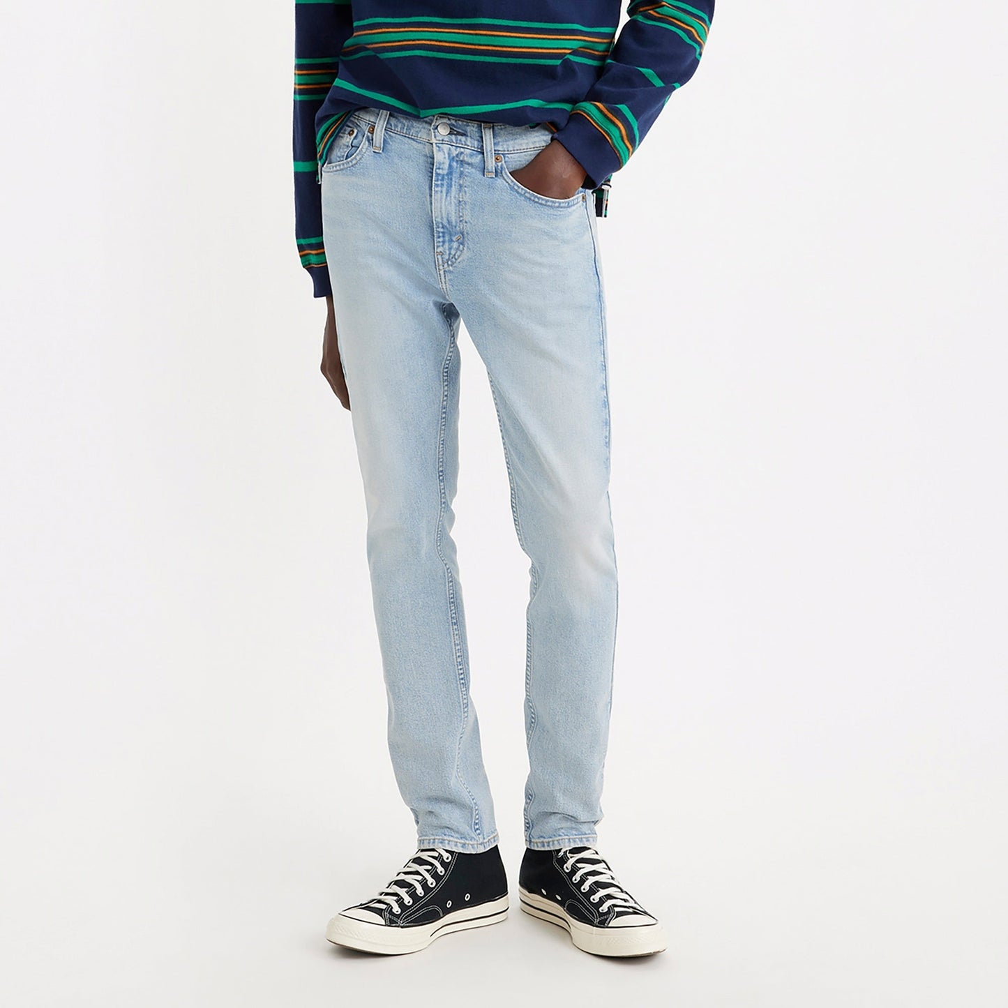 LEVI'S® MEN'S 510™ SKINNY JEANS - LIGHT INDIGO - WORN IN