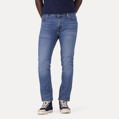 511™ SLIM FIT JEANS - MED INDIGO - WORN IN