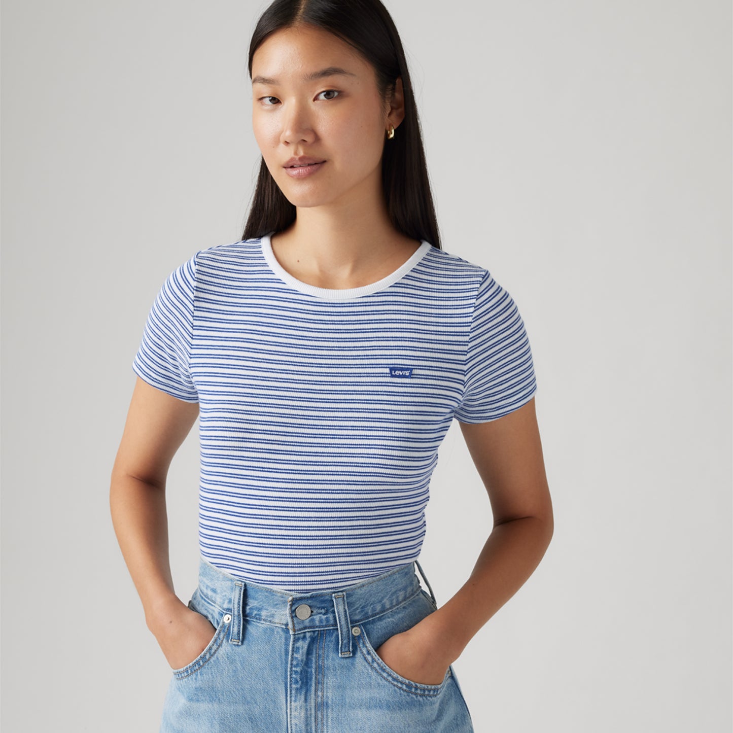 LEVI'S® WOMEN'S HAYES TEE - BLUE