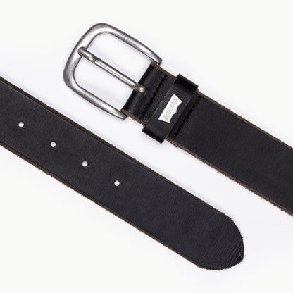 LEVI'S® MEN'S TUMBLED CABAZON BELT - BLACK