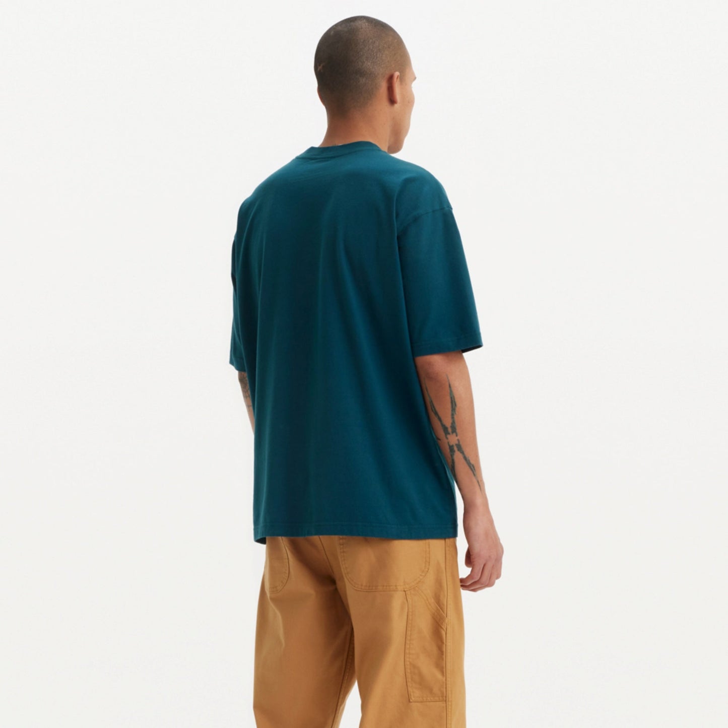 LEVI'S® SKATEBOARDING MEN'S GRAPHIC BOXY T-SHIRT - BLUE