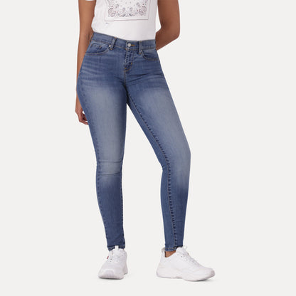LEVI'S® WOMEN'S LEVI'S® CURVY SKINNY - MED INDIGO - WORN IN