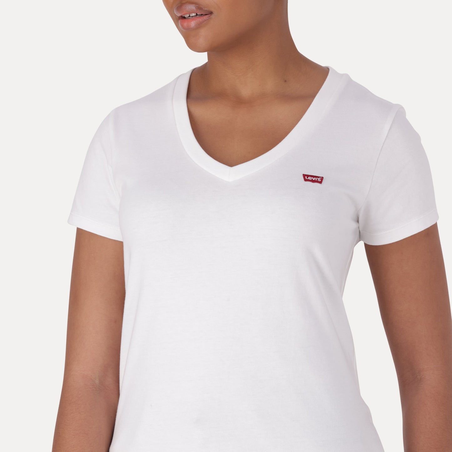 LEVI'S® WOMEN'S PERFECT V-NECK T-SHIRT - NEUTRAL