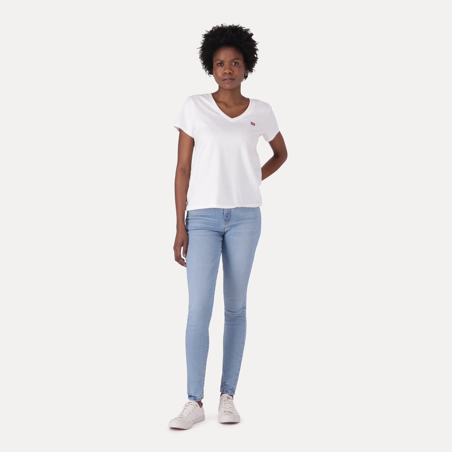 LEVI'S® WOMEN'S 720™ HIGH-RISE SUPER SKINNY JEANS - MED INDIGO - WORN IN