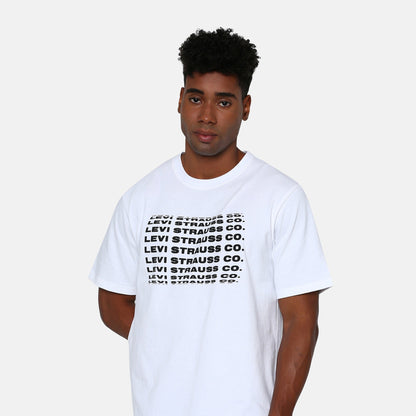 LEVI'S® MEN'S RELAXED FIT SHORT-SLEEVE GRAPHIC T-SHIRT - WHITE