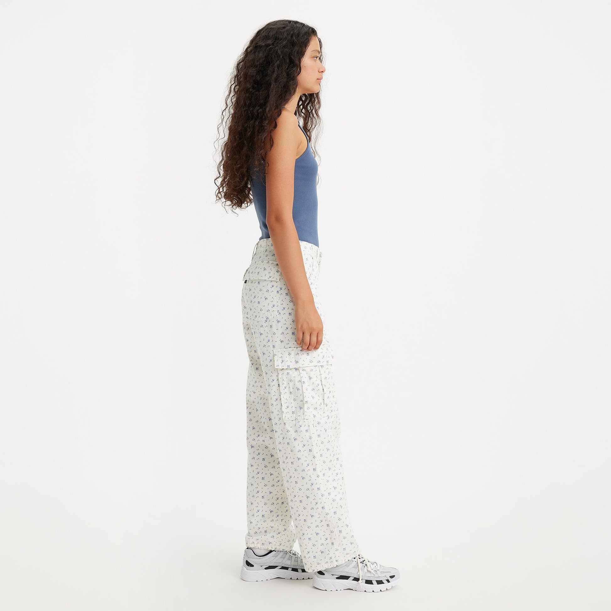 '94 BAGGY CARGO PANTS - WHITE