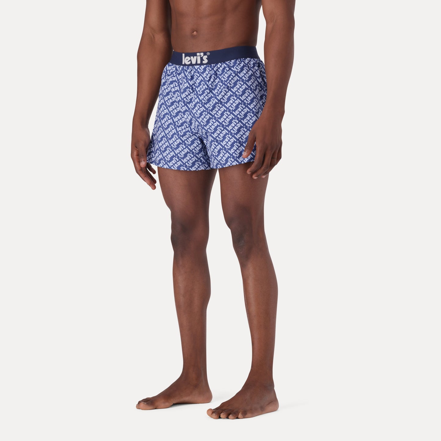 LEVI'S® MEN'S WOVEN CHAMBRAY BOXERS - BLUE