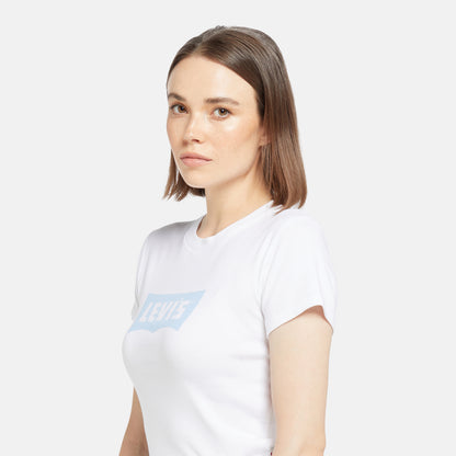 LEVI'S® WOMEN'S GRAPHIC ESSENTIAL SPORTY TEE - BLUE